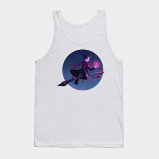 Purple Witch in the Nightsky Tank Top